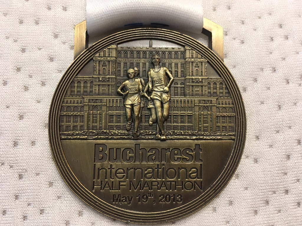 Medalie 2013 - Semimaratonul International Bucuresti